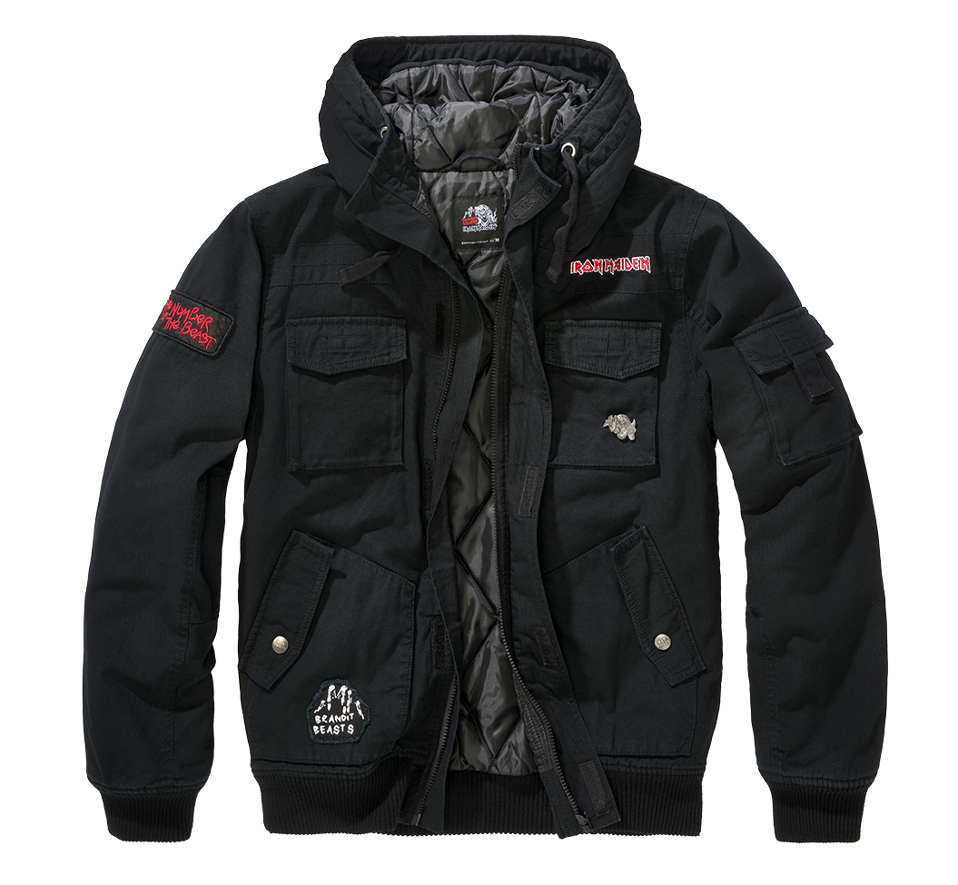 Geaca IRM Bronx Negru Brandit - Caldura si Rezistenta
