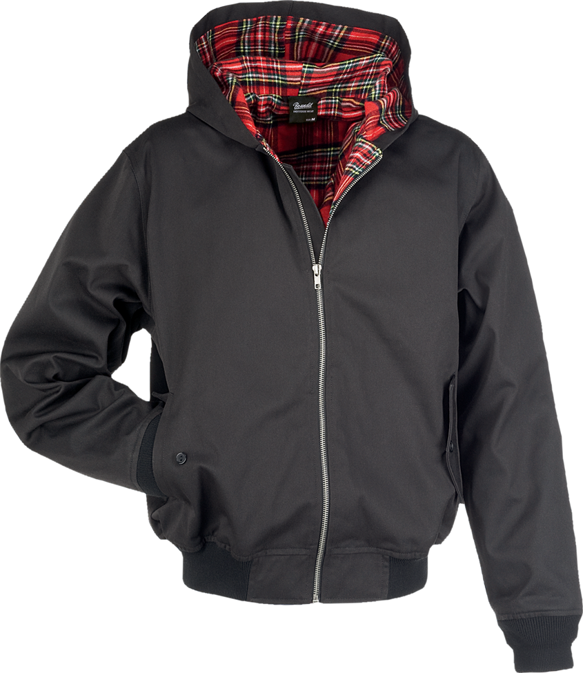Geaca Lord Canterbury Hooded Negru Brandit - Stil Urban Esential