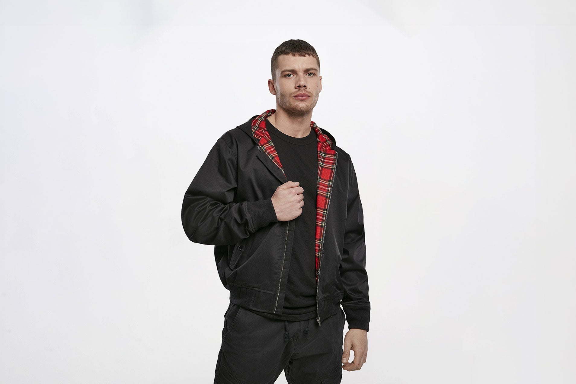 Geaca Lord Canterbury Hooded Negru Brandit - Stil Urban Esential