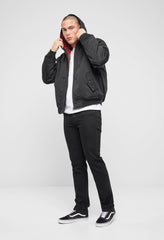 Geaca Lord Canterbury Hooded Winter Negru Brandit - Caldura si Protectie