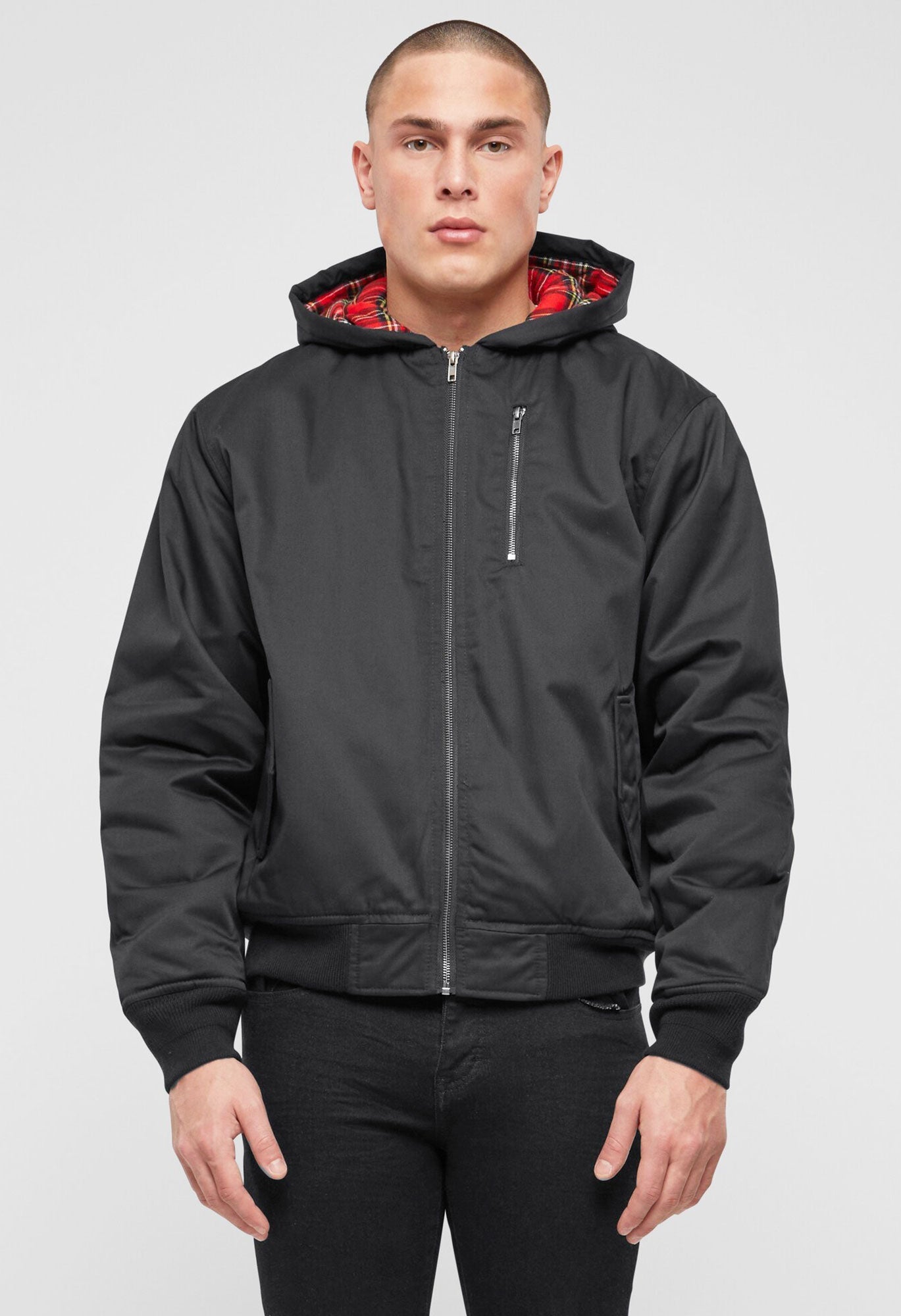 Geaca Lord Canterbury Hooded Winter Negru Brandit - Caldura si Protectie