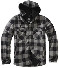 Geaca Lumber Hooded Black/Charcoal Brandit - Stil Urban Robust