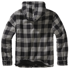 Geaca Lumber Hooded Black/Charcoal Brandit - Stil Urban Robust