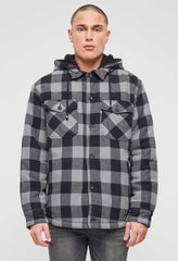 Geaca Lumber Hooded Black/Charcoal Brandit - Stil Urban Robust