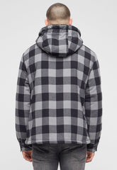 Geaca Lumber Hooded Black/Charcoal Brandit - Stil Urban Robust