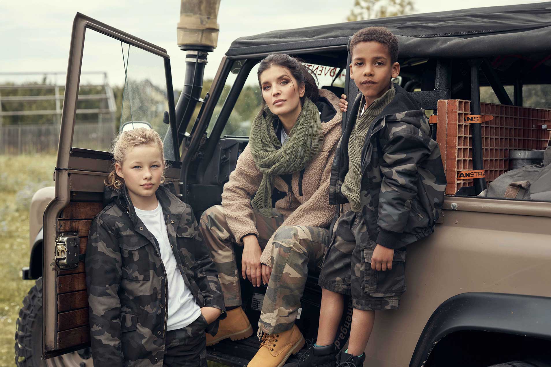 Geaca M65 Classic Dark Camo Copii Brandit - Aventura Zilnica