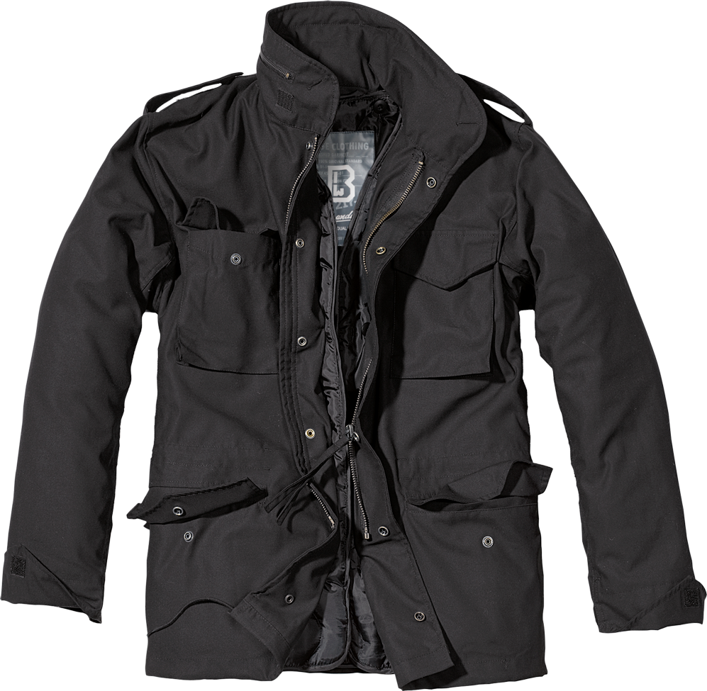 Geaca M65 Classic Negru Brandit - Durabilitate si Stil Clasic