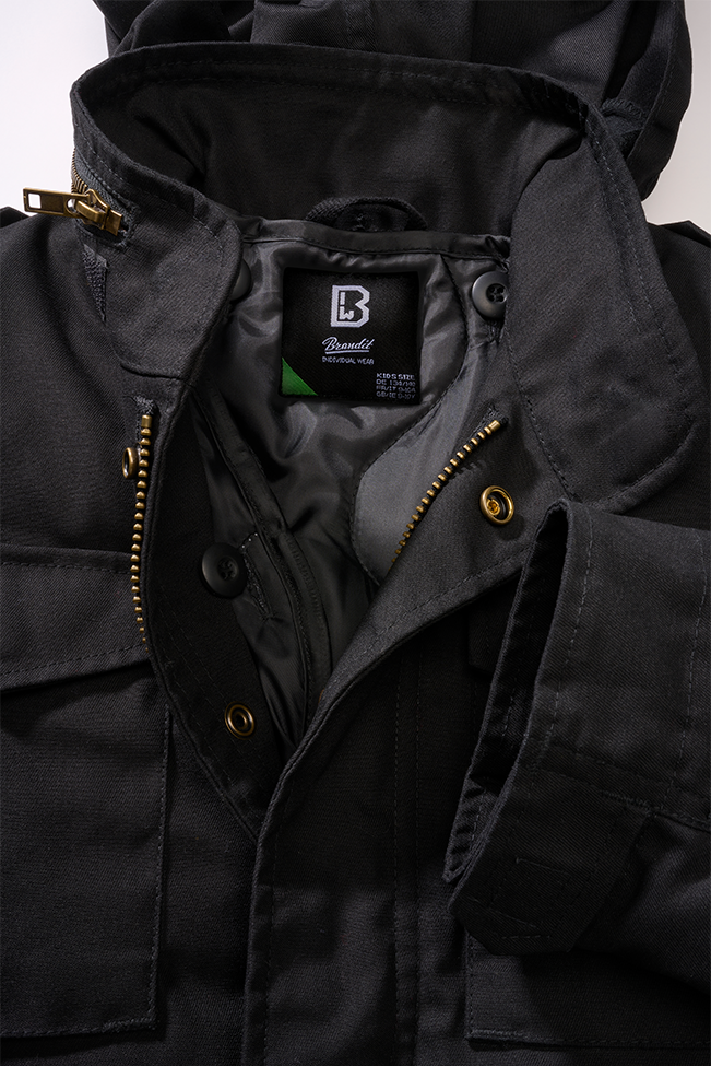Geaca M65 Classic Negru Copii Brandit - Aventura Zilnica