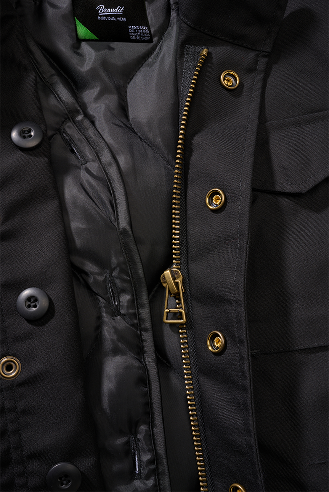 Geaca M65 Classic Negru Copii Brandit - Aventura Zilnica