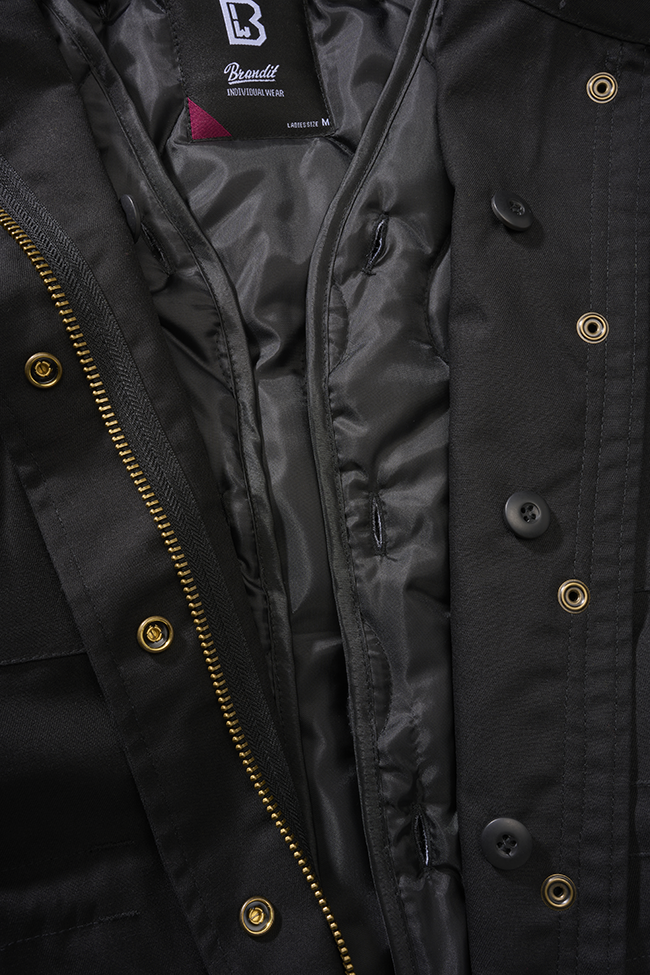 Geaca M65 Classic Negru Dama Brandit - Versatilitate Urbana