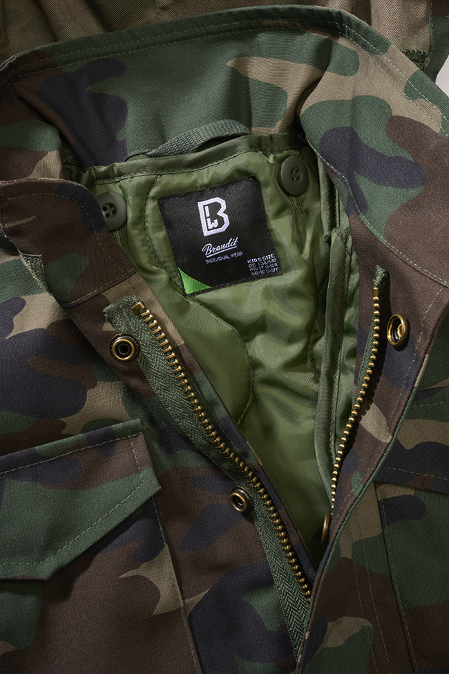 Geaca M65 Classic Woodland Copii Brandit - Aventura Durabila