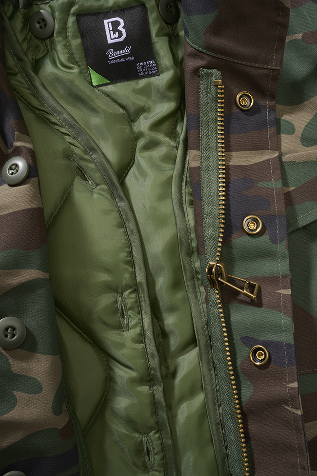 Geaca M65 Classic Woodland Copii Brandit - Aventura Durabila