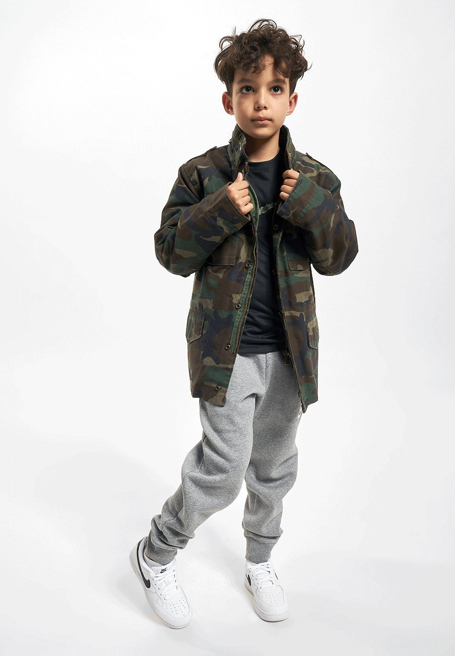 Geaca M65 Classic Woodland Copii Brandit - Aventura Durabila