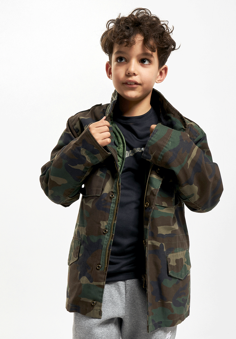 Geaca M65 Classic Woodland Copii Brandit - Aventura Durabila