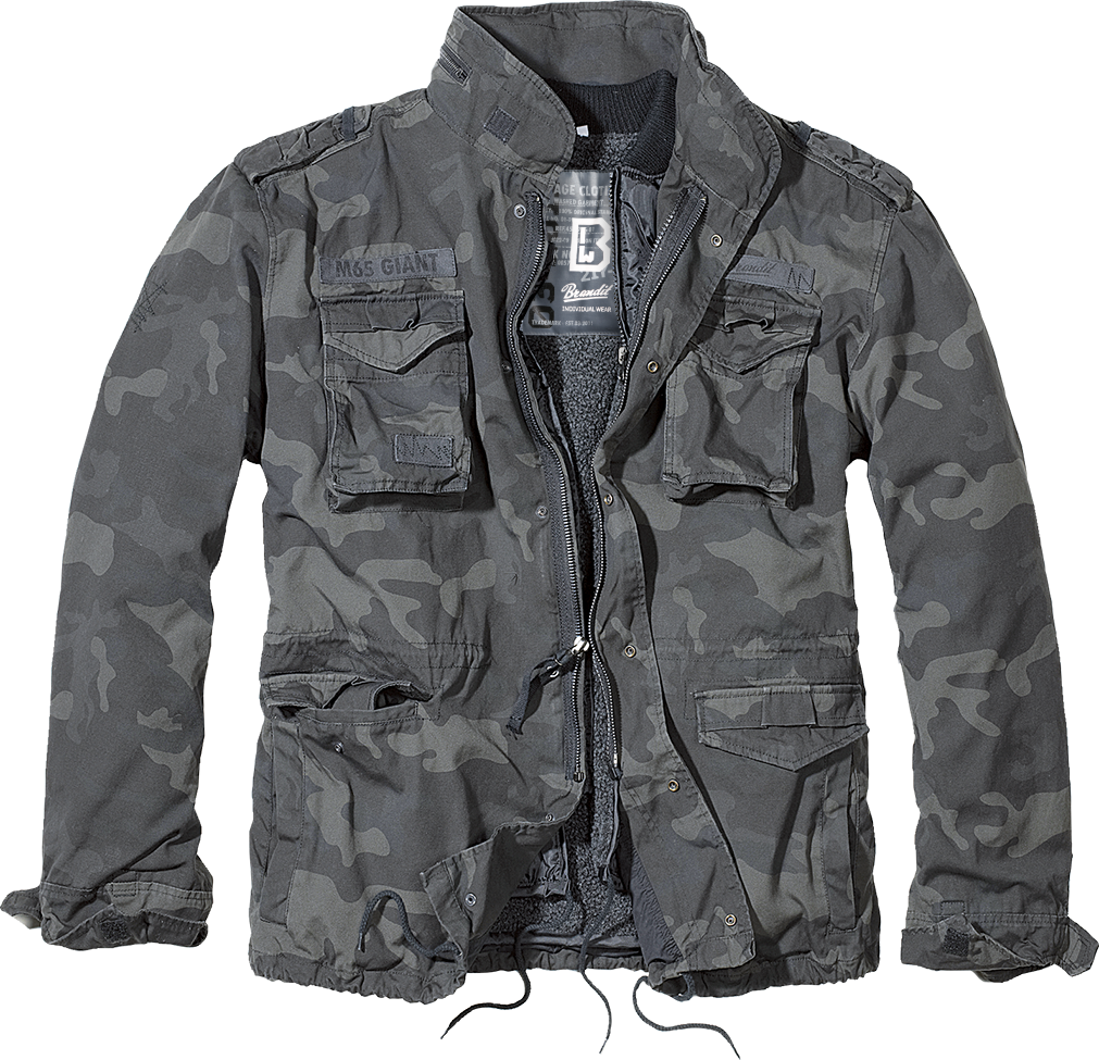 Geaca M65 Giant Dark Camo Brandit - Confort si Rezistenta