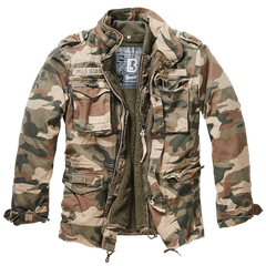 Geaca M65 Giant Light Woodland Brandit - Usor si Robust