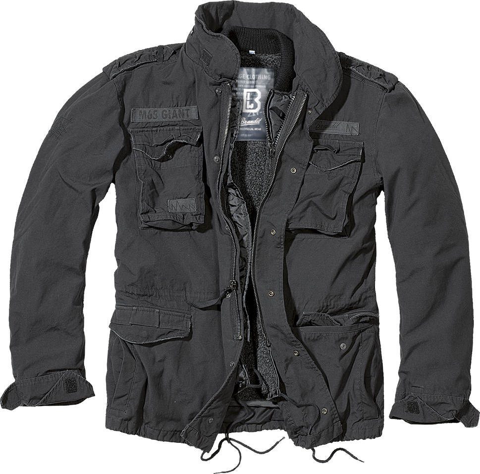Geaca M65 Giant Negru Brandit - Caldura si Rezistenta
