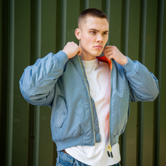 Geacă MA-1 Bomber Vintage denim Fostex Garments - Autenticitate și Rezistență