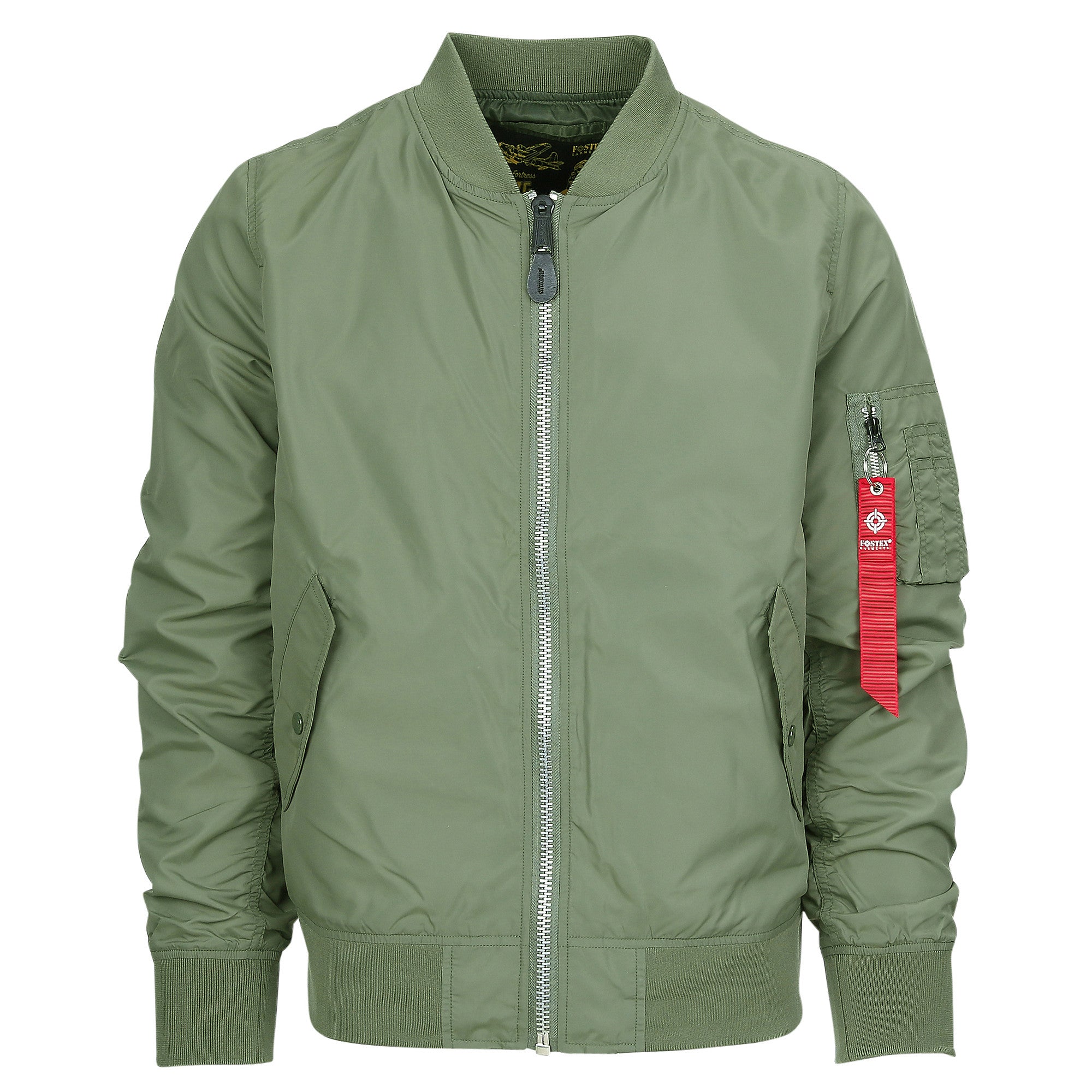 Geacă MA-1 Summer Bomber Verde Fostex - Esența Stilului Tactic-Urban