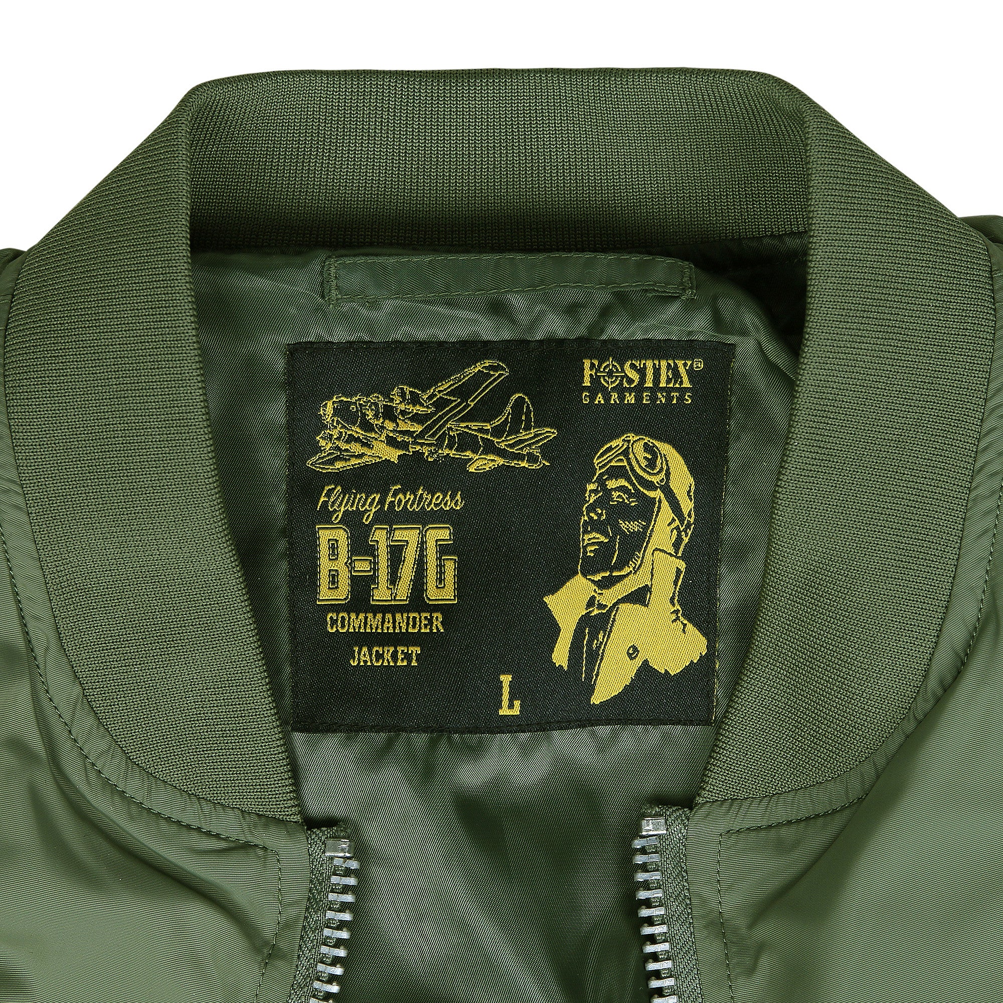 Geacă MA-1 Summer Bomber Verde Fostex - Esența Stilului Tactic-Urban