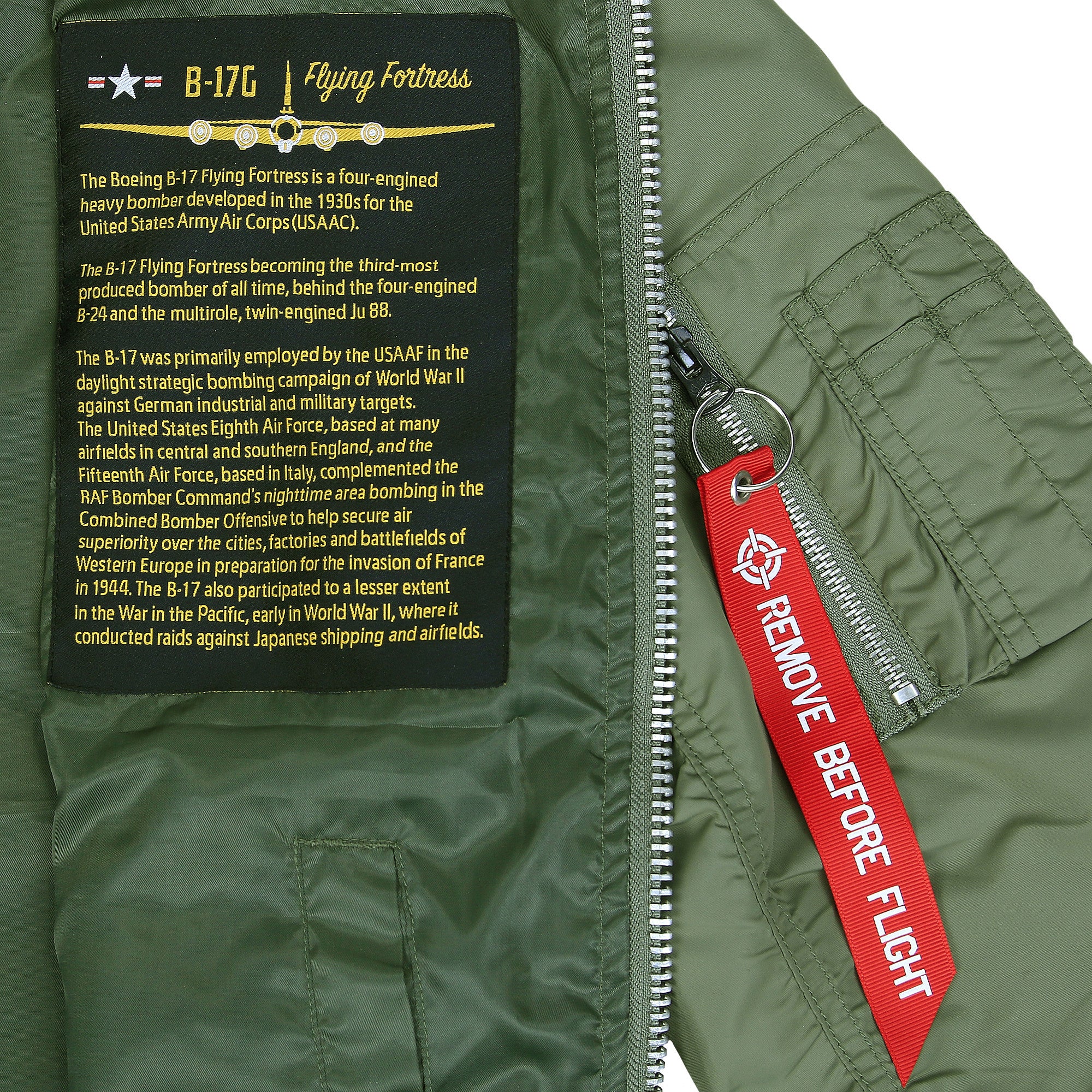 Geacă MA-1 Summer Bomber Verde Fostex - Esența Stilului Tactic-Urban
