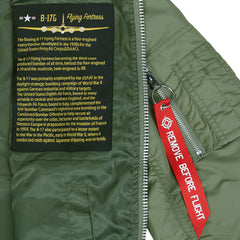 Geacă MA-1 Summer Bomber Verde Fostex - Esența Stilului Tactic-Urban