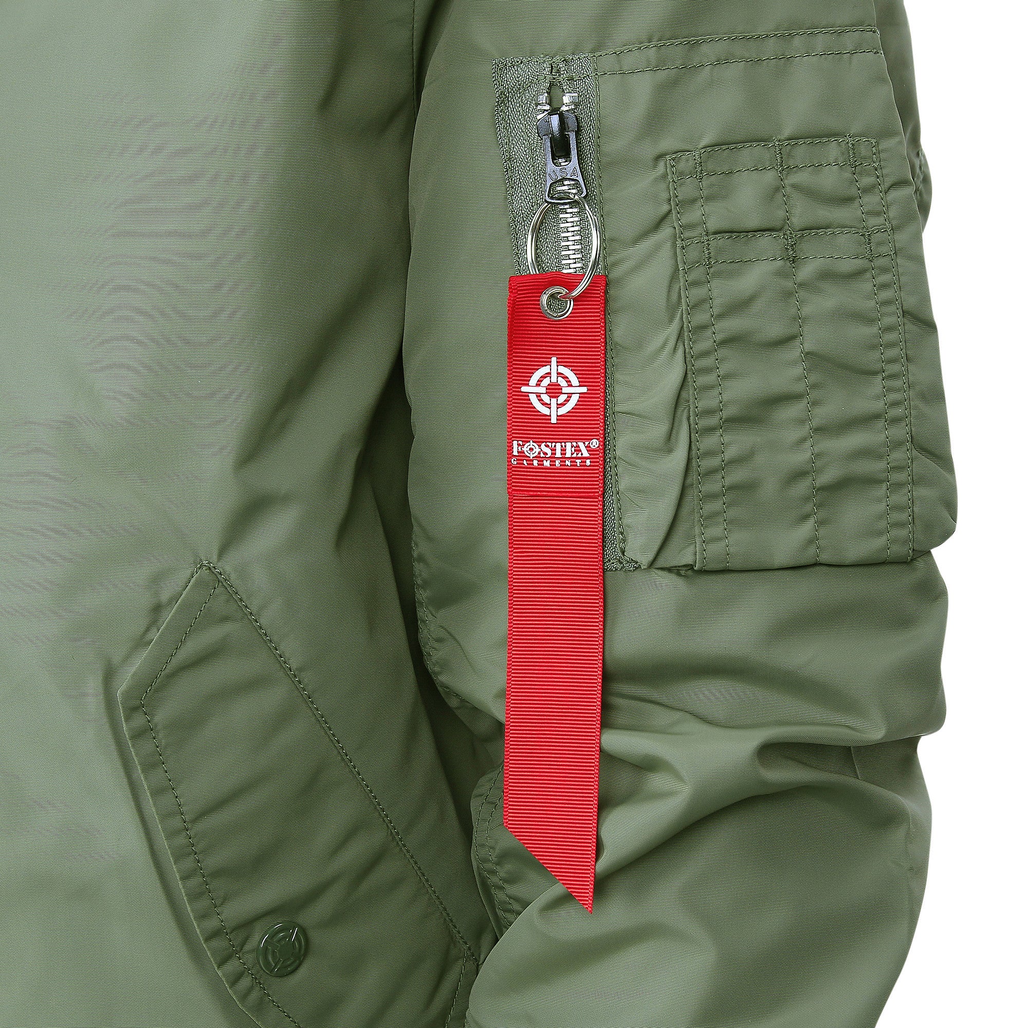 Geacă MA-1 Summer Bomber Verde Fostex - Esența Stilului Tactic-Urban