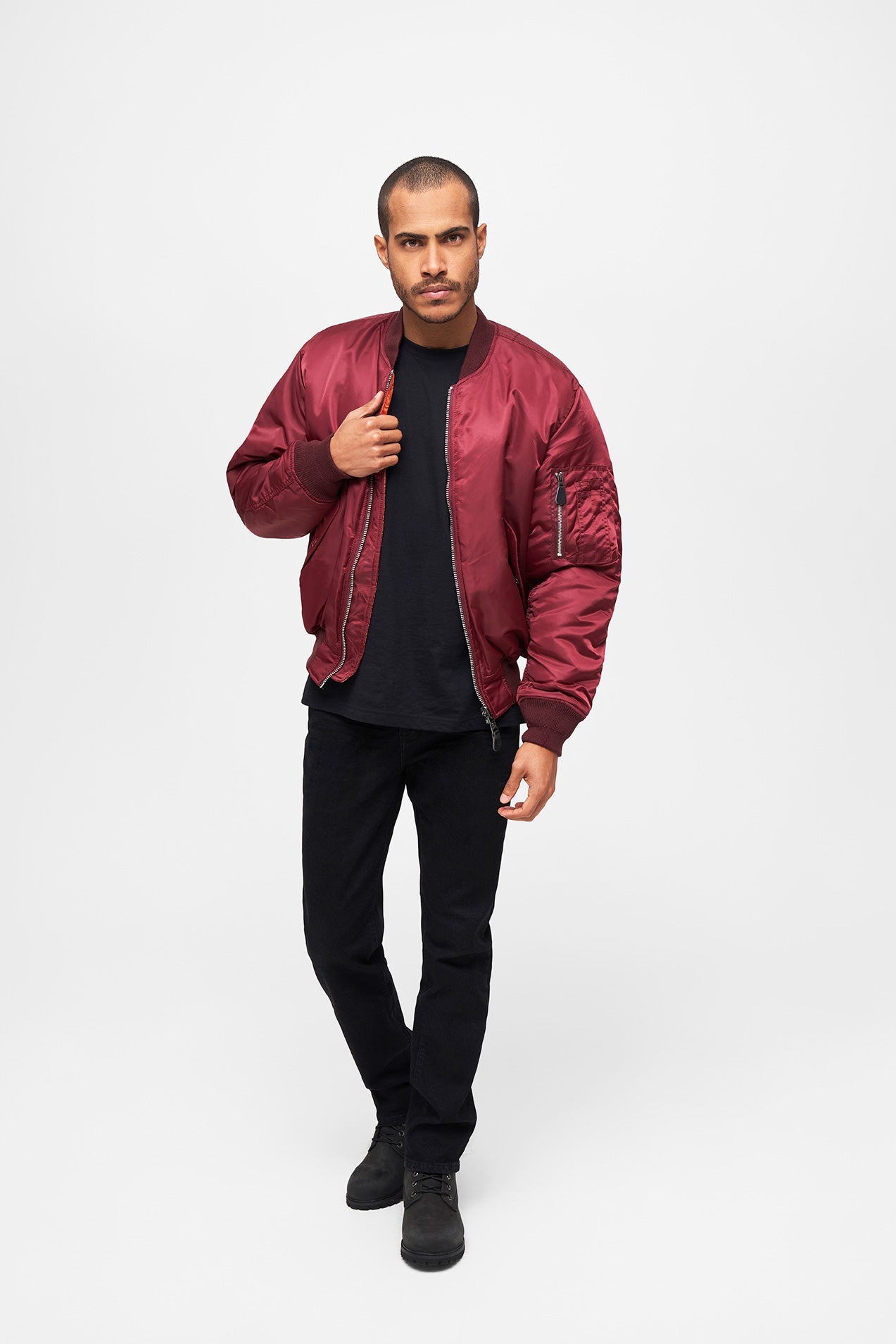 Geaca MA1 Burgundy Brandit - Caldura si Mobilitate