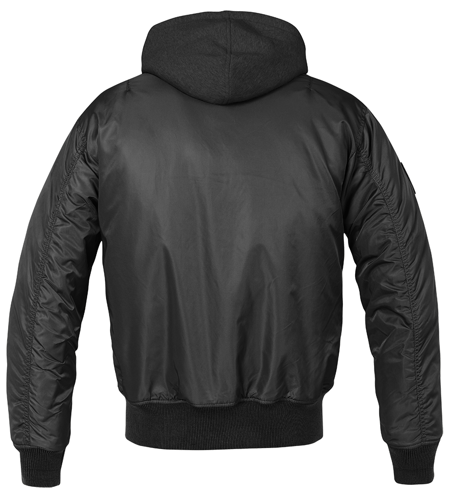 Geaca MA1 Sweat Hooded Negru Brandit - Caldura si Rezistenta