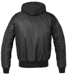 Geaca MA1 Sweat Hooded Negru Brandit - Caldura si Rezistenta