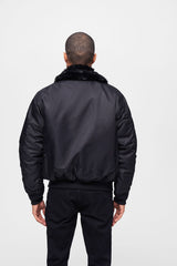 Geaca MA2 Fur Collar Negru Brandit - Caldura si Mobilitate