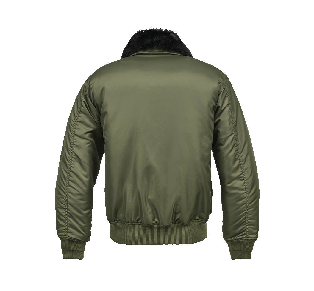 Geaca MA2 Fur Collar Olive Brandit - Caldura si Mobilitate Optima