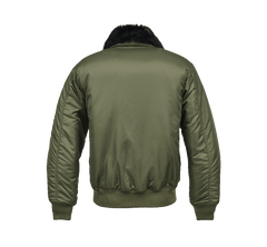Geaca MA2 Fur Collar Olive Brandit - Caldura si Mobilitate Optima
