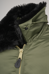Geaca MA2 Fur Collar Olive Brandit - Caldura si Mobilitate Optima