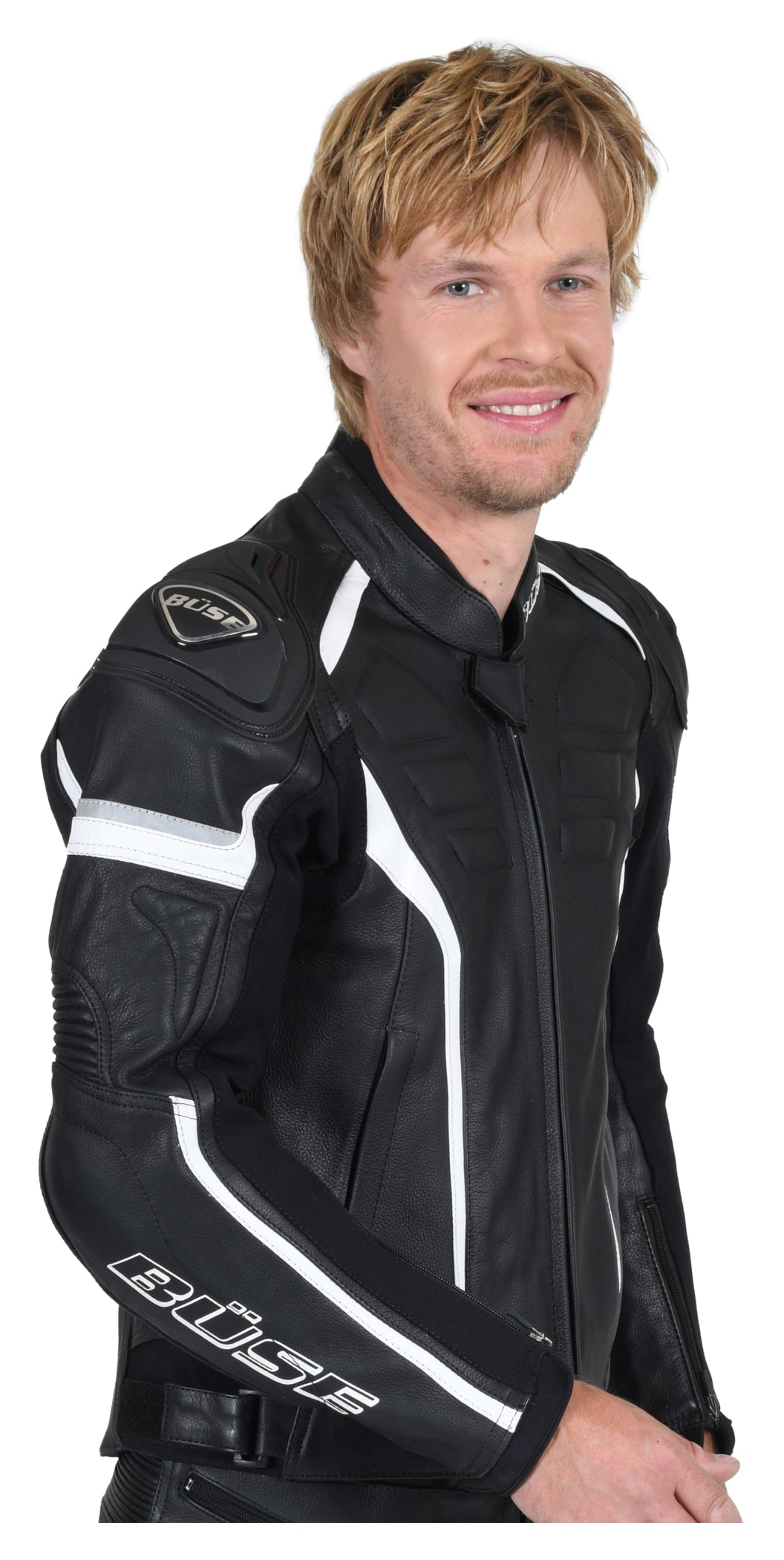 Geacă Moto Cento Büse - Piele, Protecții SAS-TEC Nivel 2