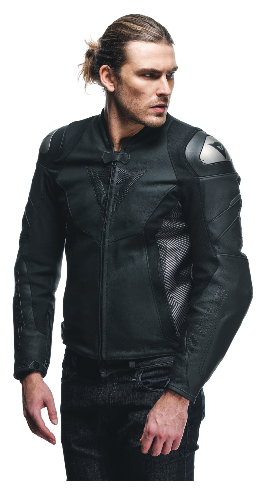 Geacă Moto Dainese Avro 5 - Piele, Protecții Aluminiu
