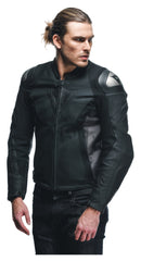 Geacă Moto Dainese Avro 5 - Piele, Protecții Aluminiu