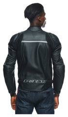 Geacă Moto Dainese Racing 4 - Piele, Protecții Aluminiu