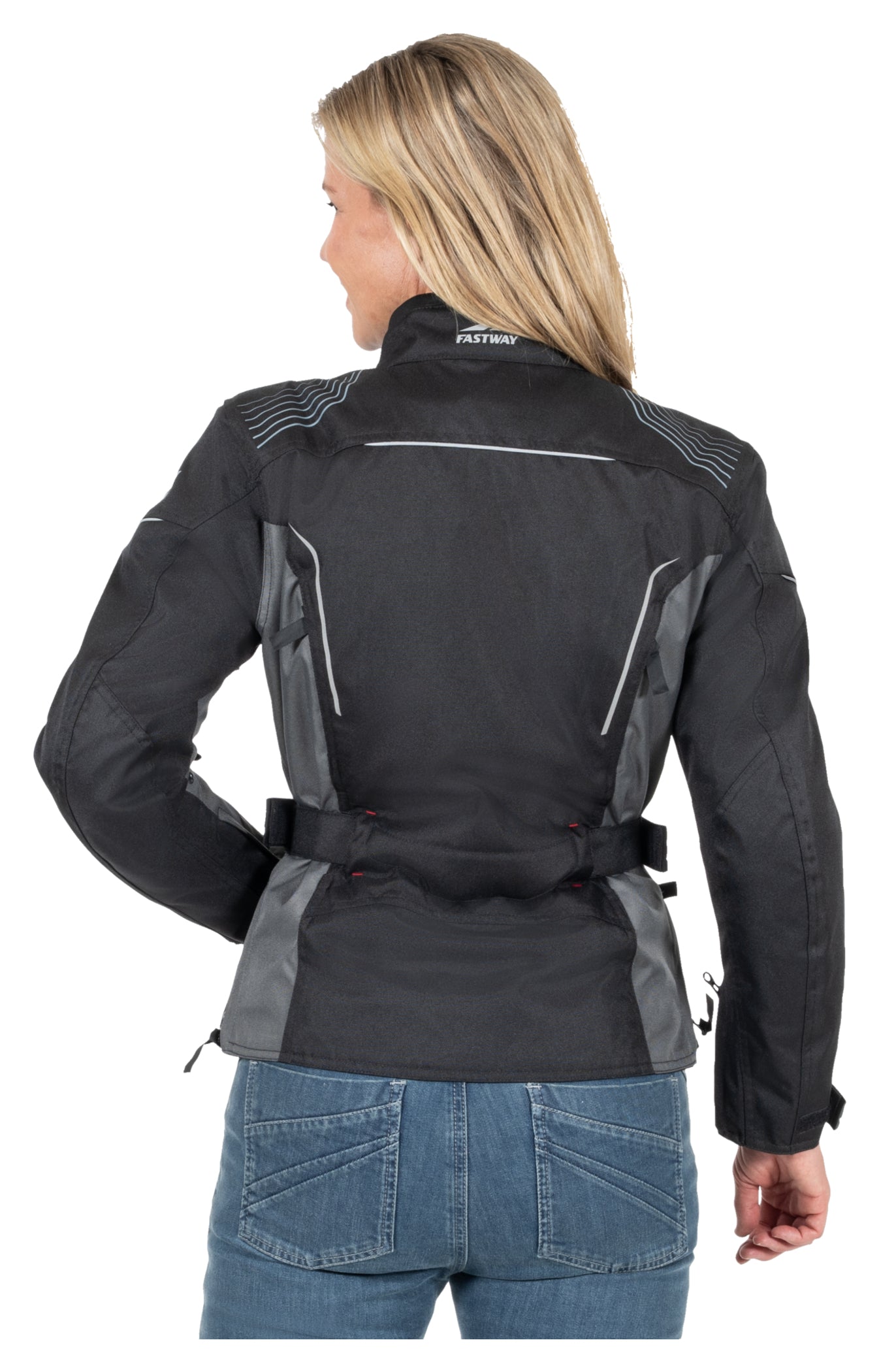 Geacă Moto Damă Season II Fastway - Impermeabilă, Respirabilă, Protecții
