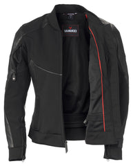 Geacă Moto Damă VSJ-3 Vanucci - Piele & Softshell, Protecții Clasa A