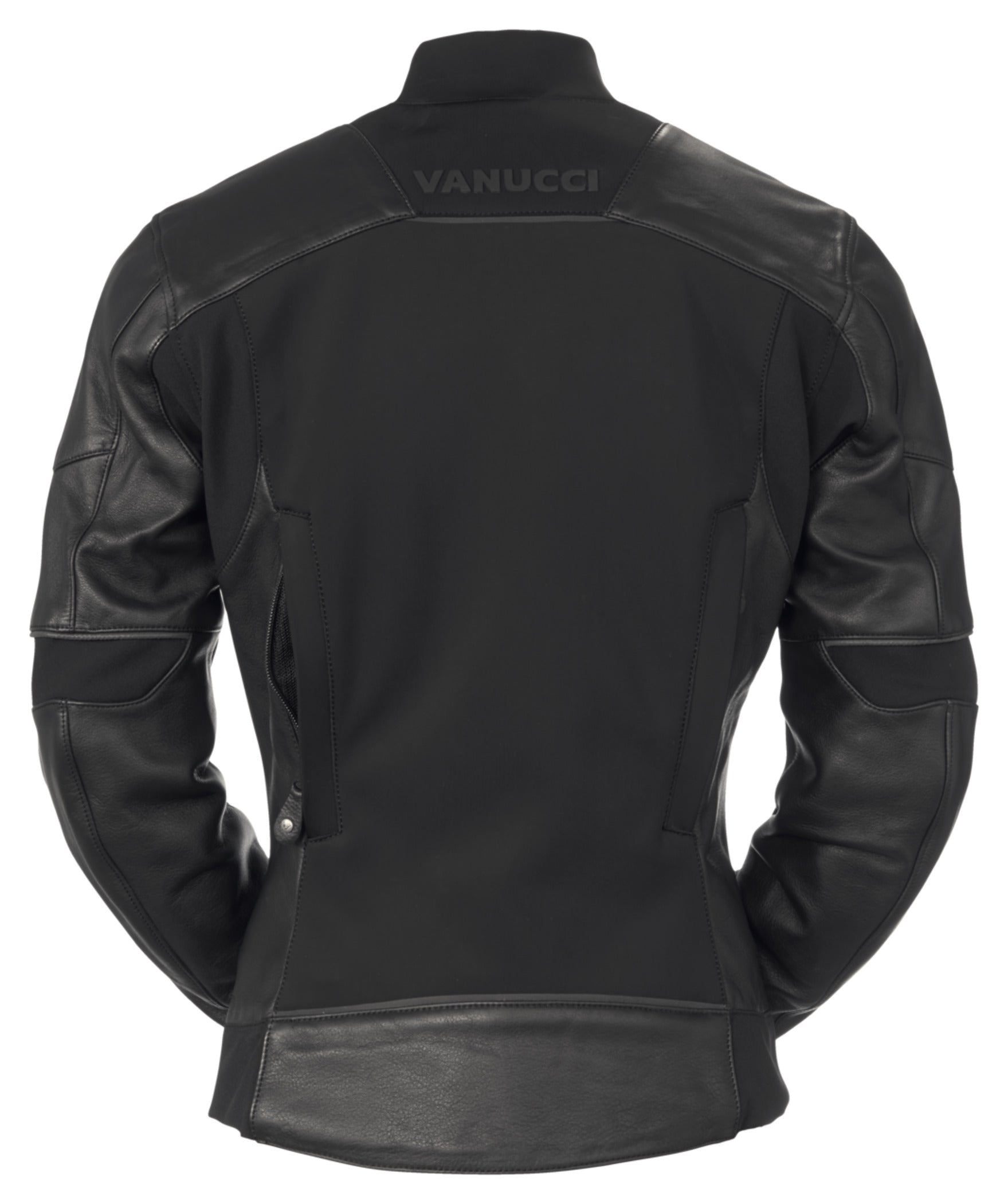 Geacă Moto Damă VSJ-3 Vanucci - Piele & Softshell, Protecții Clasa A