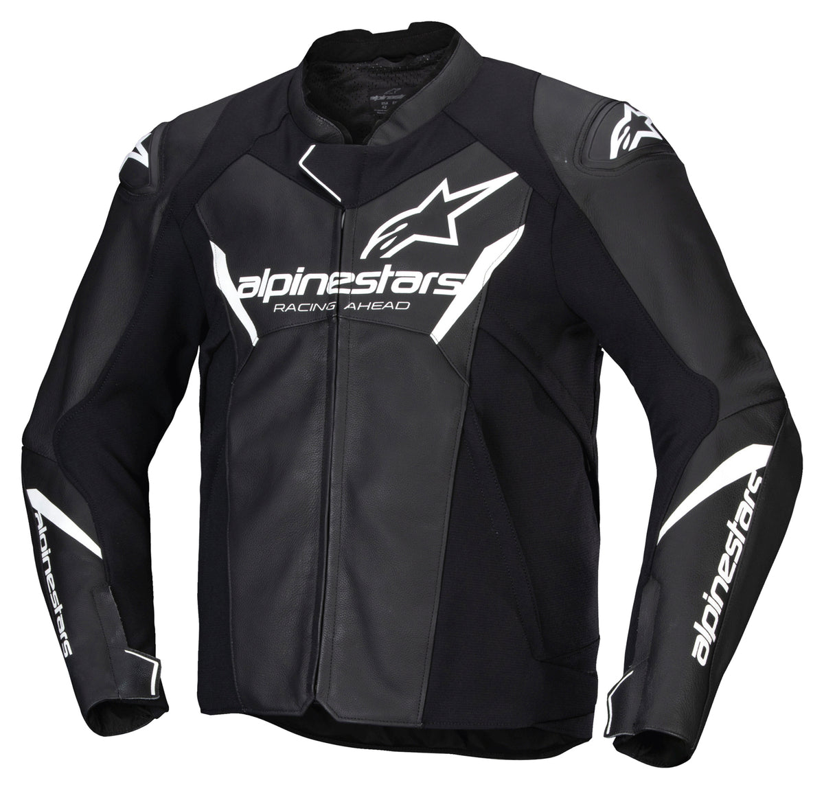 Geacă Moto Faster V3 Alpinestars - Piele, Protecții Nivel 1