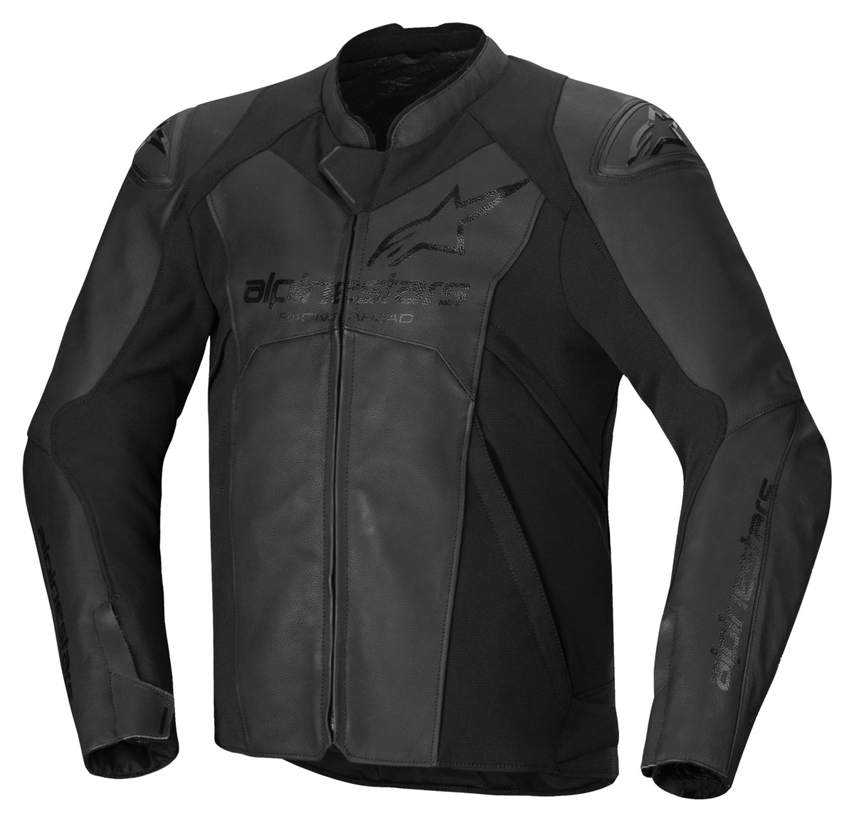 Geacă Moto Faster V3 Alpinestars - Piele, Protecții Nivel 1