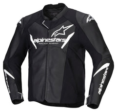 Geacă Moto Faster V3 Alpinestars - Piele, Protecții Nivel 1