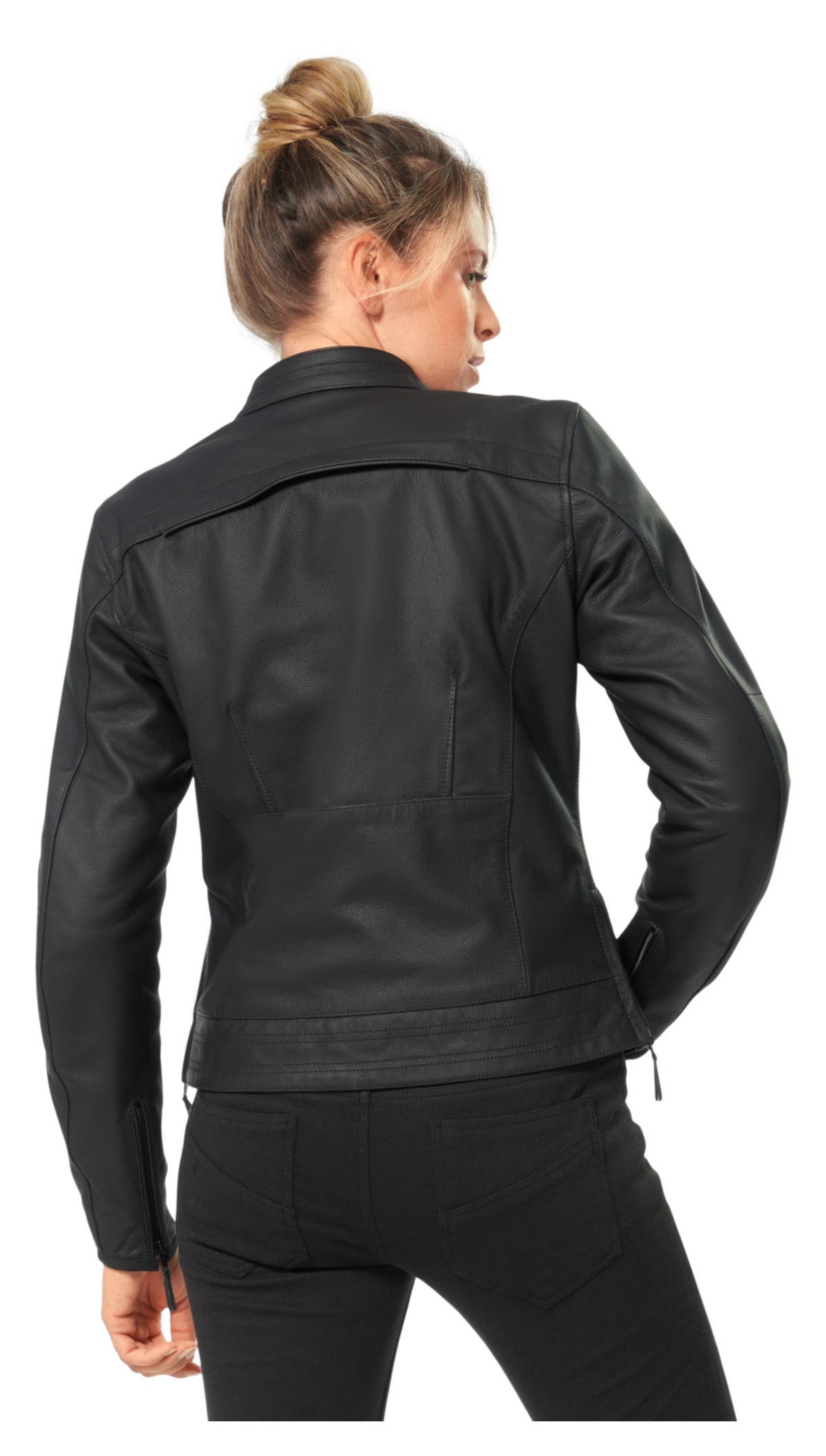 Geacă Moto Femei L-2201 Fastway - Piele Bivol, Protecții Nivel 2