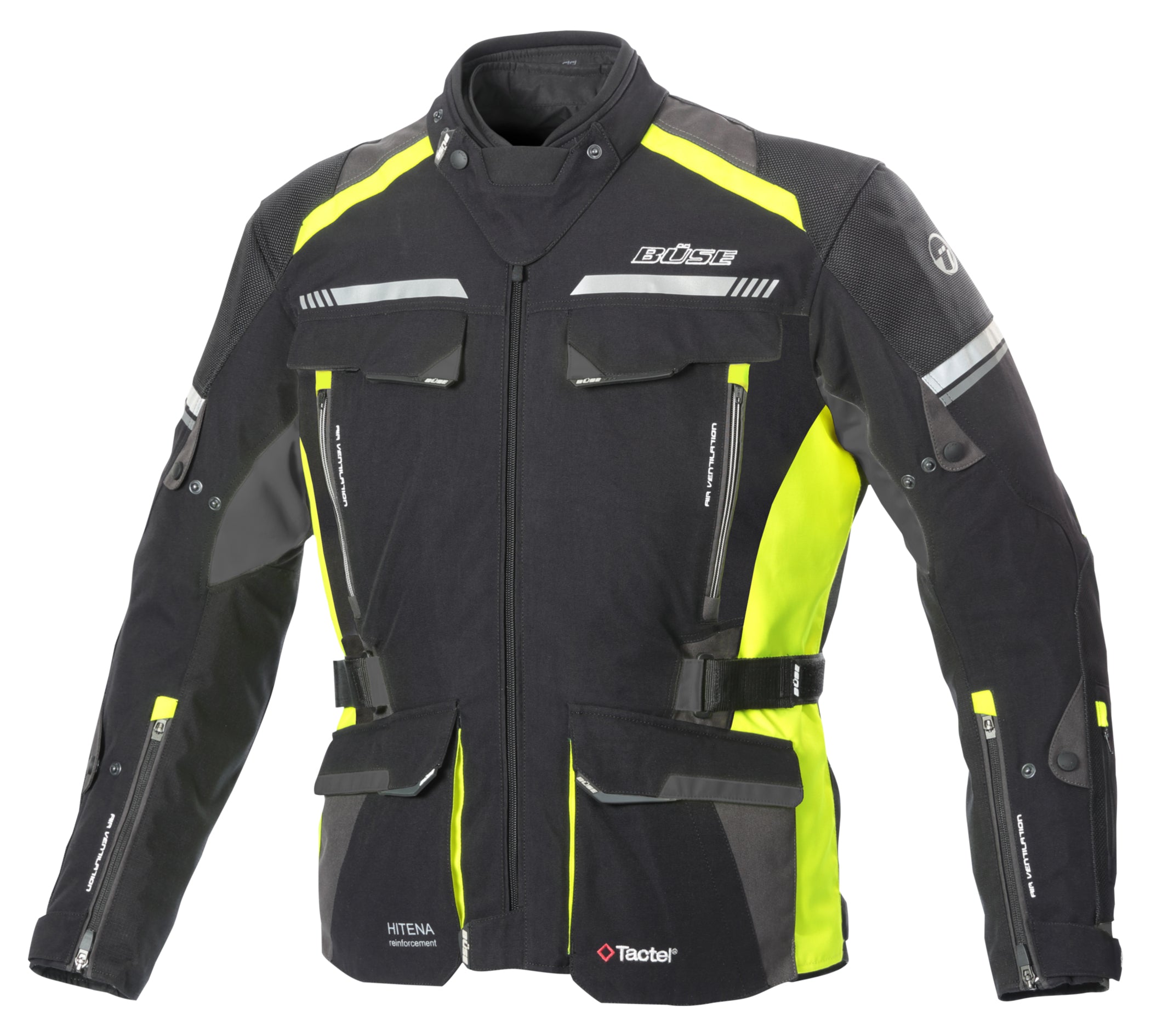 Geacă Moto Highland II Büse - Impermeabilă, Respirabilă, Protecții