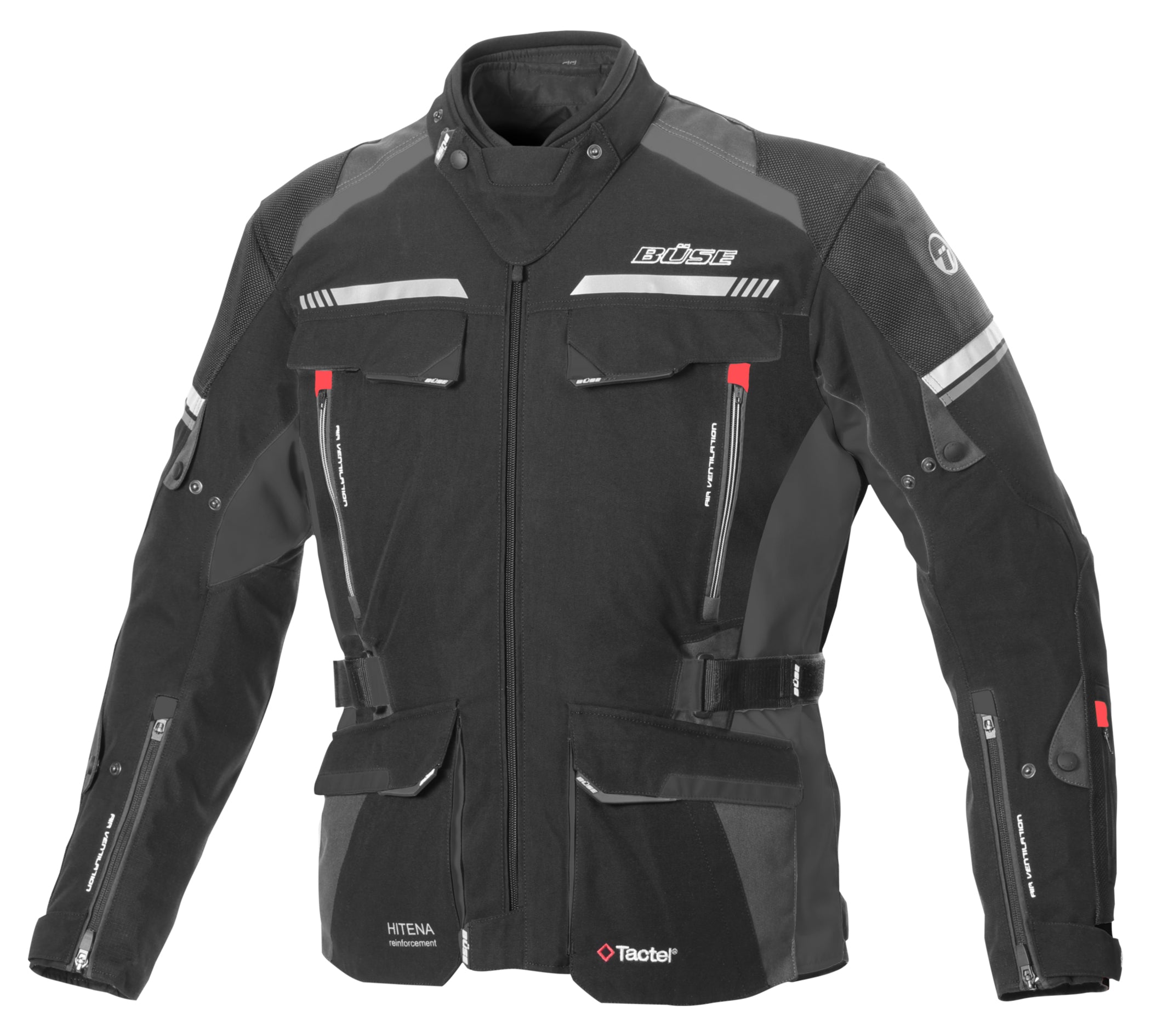 Geacă Moto Highland II Büse - Impermeabilă, Respirabilă, Protecții