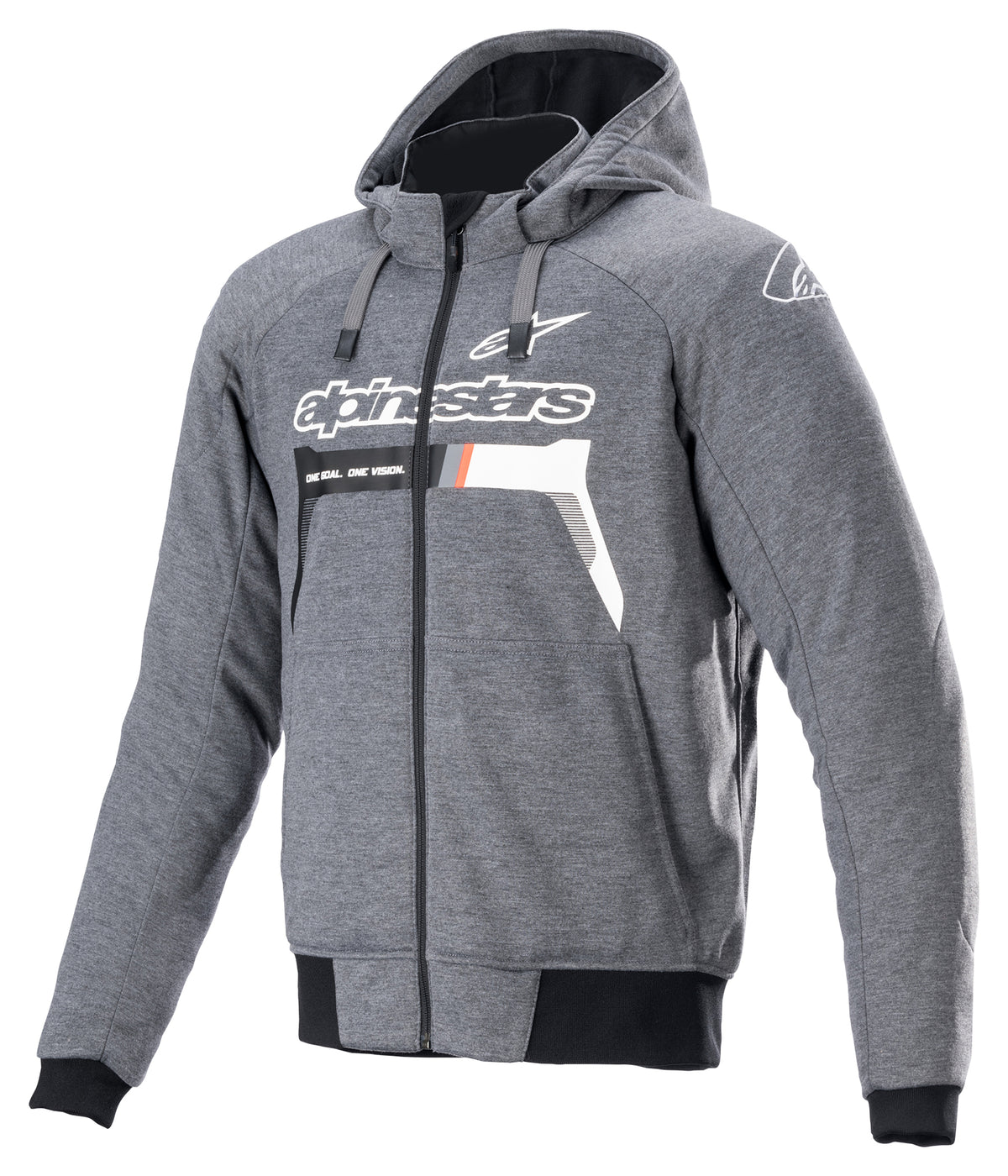 Geacă Moto Hoodie Ignition Alpinestars - Respirabilă, Protecții