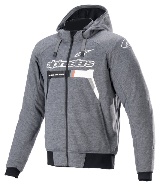 Geacă Moto Hoodie Ignition Alpinestars - Respirabilă, Protecții