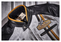 Geacă Moto Indy Louis - Piele, Protecții, Impermeabilă